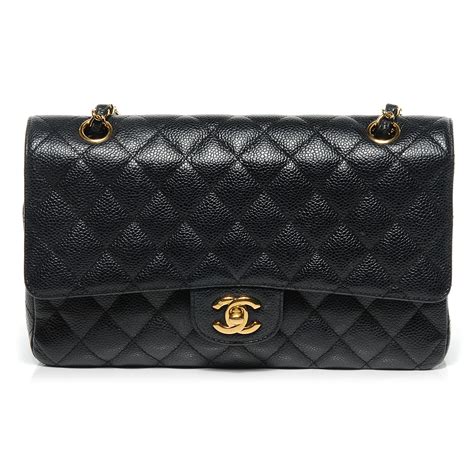 CHANEL Caviar Quilted Medium Double Flap 